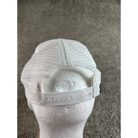 Salt Life Hat Mens One Size Blue White Mesh Snapback Off Shore Fishing Cap - Picture 6 of 8